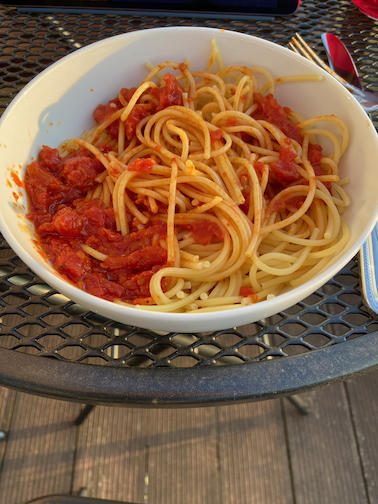 Spaghetti, Vermicelli, Bucatini or Linguine with Hot Pepper and Tomato