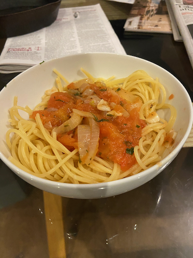 Ravello-style Spaghetti or Vermicelli with Tomatoes and Herbs