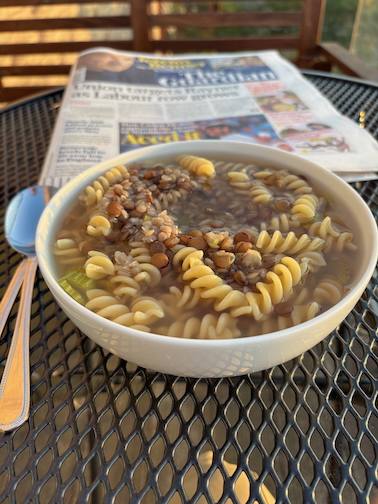 Pasta and Lentils 1