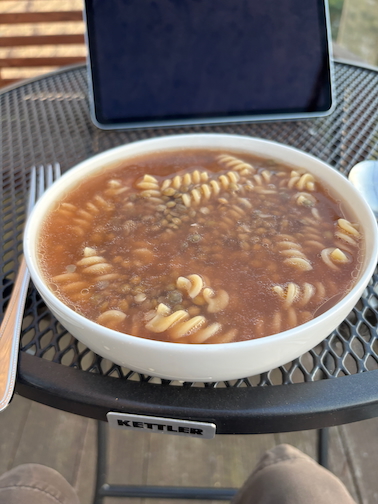 Pasta and Lentils 2