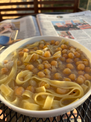 Thunder and Lightning Chickpeas (or Beans) I