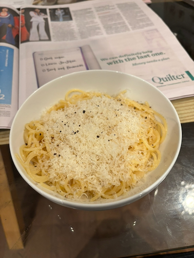 Pasta with Melted Butter