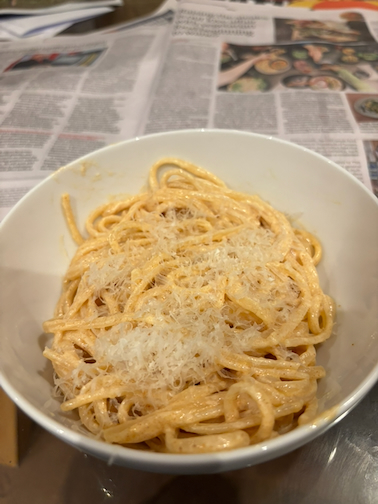 Pasta with Sour Cream