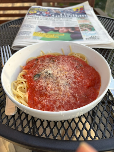 Pasta with Butter and Tomatoes I