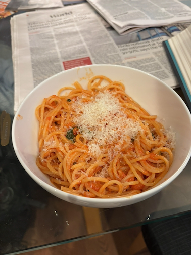 Pasta with Butter and Tomatoes II