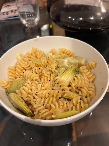 Conchiglie and Artichoke Salad